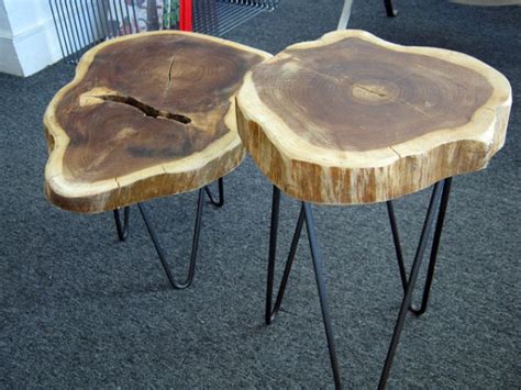 Reclaimed Tree Trunk Tables For The Eco-Friendly Home