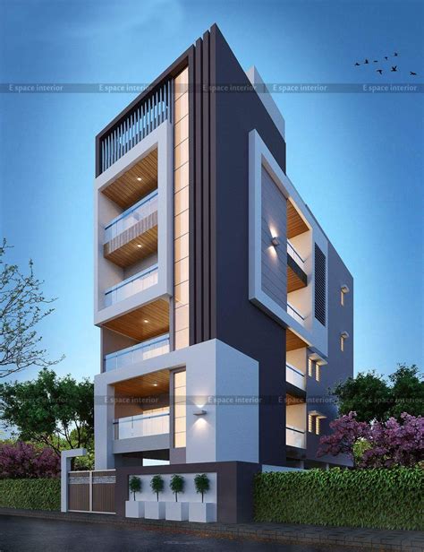 Pin by Dwarkadhish&Co. on Elevation-1 | Facade design, Residential ...