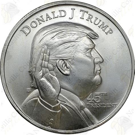 MAGA! DONALD TRUMP 1 OZ .999 FINE SILVER ROUND BY ELEMETAL -- SKU ...