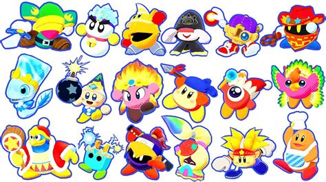 Kirby Star Allies - All Characters | Doovi