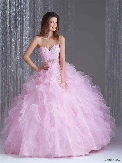 Vestidos de xv Rosa Pastel ¡Especial 18 Trajes para Quinceañeras ...