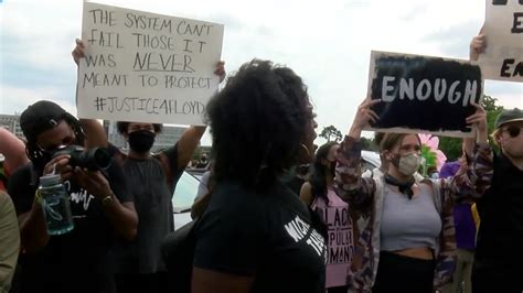 Peaceful protest in Baton Rouge