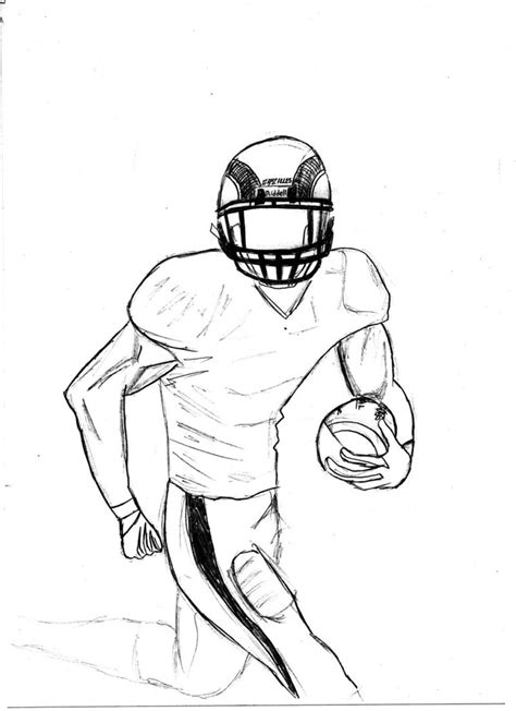 easy drawings football players - Clip Art Library