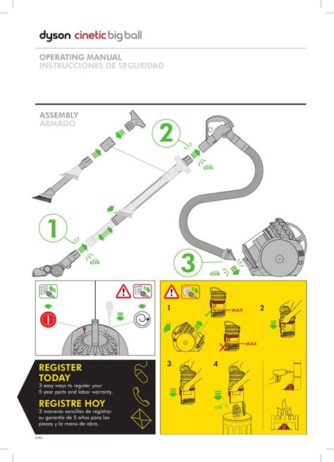 DYSON CINETIC BIG BALL OPERATING MANUAL Pdf Download | ManualsLib