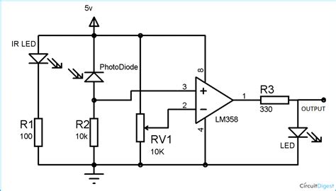 Simple Photoelectric Sensor Circuit Diagram