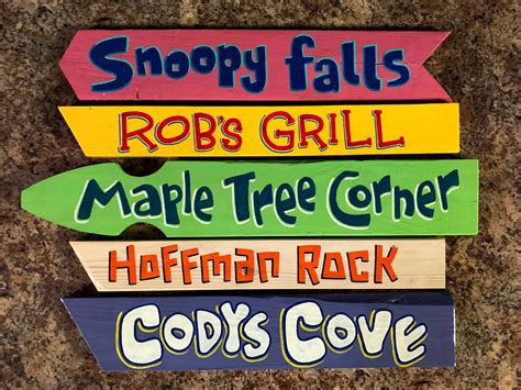 5 TIKI BAR SIGNS for Direction or Destination Custom Best | Etsy