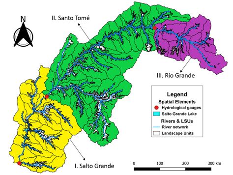 Uruguay River Basin with its sub-basins showing the spatial... | Download Scientific Diagram