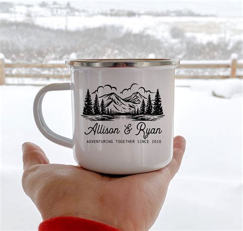 Personalized Campfire Mug Coffee Mug, Coffee, Camping, Outdoor, Camp Mug, Adventure, Wilde Nomad ...