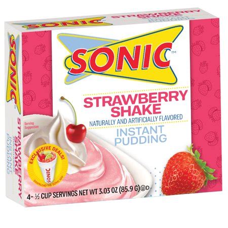 SONIC Strawberry Shake Pudding - Walmart.com