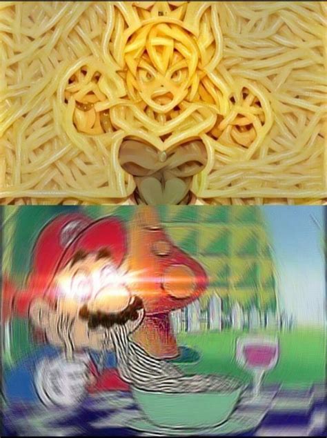 *eat spaghetti furiously* : Mario