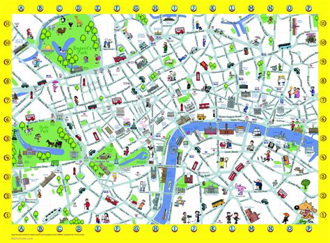 London maps - Top tourist attractions - Free, printable city street map | London attractions map ...