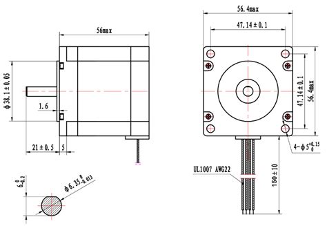 Nema 23 Stepper Motor Shaft Dimensions | Webmotor.org