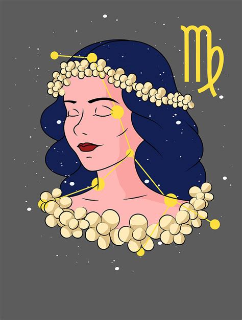 Virgo For Girls Women - Virgo Girl Queen Zodiac Sign Birthday Digital Art by Mercoat UG ...