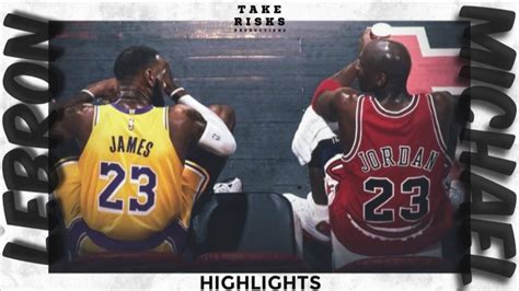 LeBron James VS Michael Jordan Highlights - YouTube