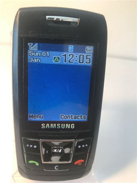 Samsung SGH E250 - Black (Unlocked) Mobile Phone for sale online | eBay