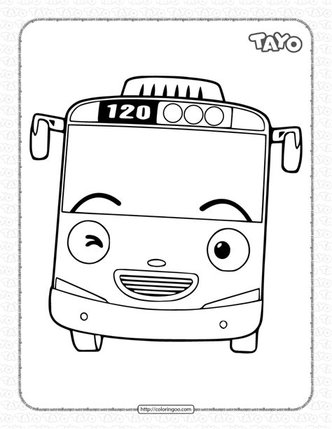 Baby Bus Coloring Pages - Coloring Home