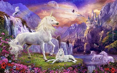 Unicorn Wallpaper Hd (#2363941) - HD Wallpaper & Backgrounds Download