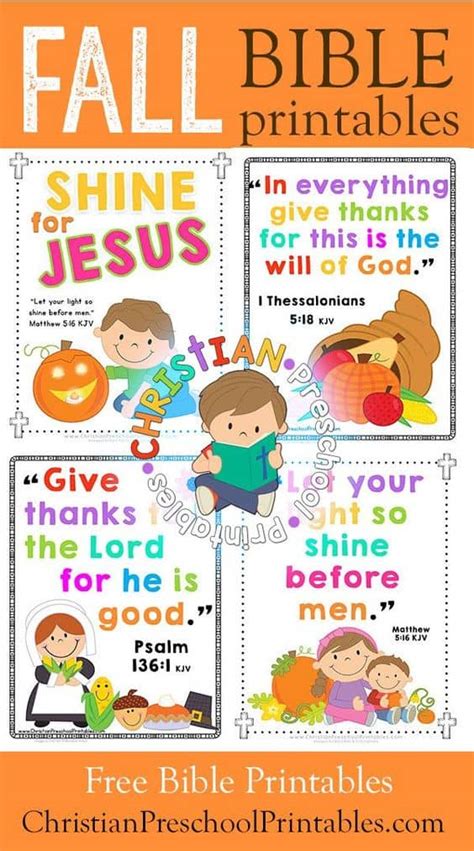 Thanksgiving Bible Printables & Crafts - Homeschool Printables for Free