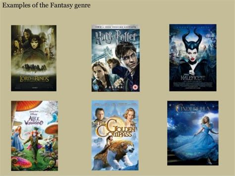 Conventions of the Fantasy genre