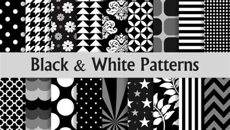 20+ Simple Black & White Patterns - Free PSD, Vector AI, EPS Format Download