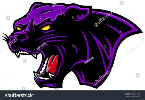 262 Purple Panther Logo Images, Stock Photos, 3D objects, & Vectors | Shutterstock