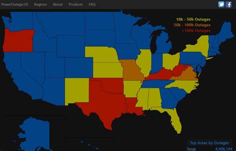 Power Outages - Us Power Outage Map Socalgis Org - During a major storm ...