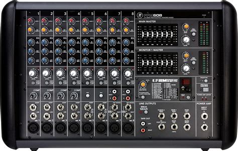 Mackie 8 channel Powered Mixer with Effects 1000 Watt | PPM608 Buy, Best Price in UAE, Dubai ...