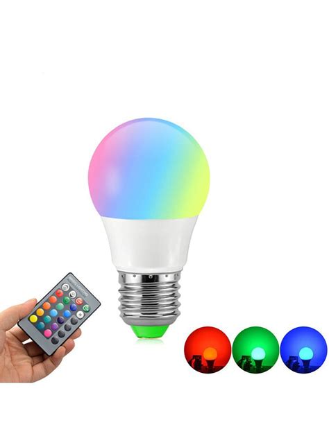 Best Smart LED Bulbs RGB LED Light Bulb with 10W E27 Remote Control with Color Change for Home ...