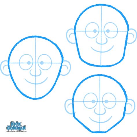 How to draw cartoon faces | A step by step drawing guide for beginners