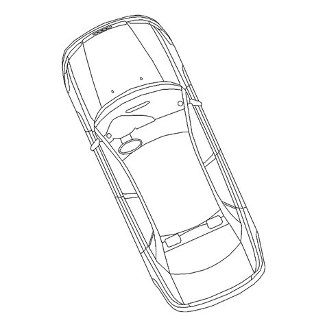 Car Top View Png Transparent Car Top View Sketch Line Draft Car | The Best Porn Website