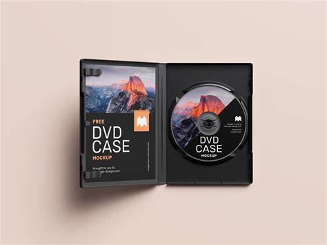 Free DVD case mockup - Mockups Design