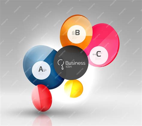 Premium Vector | Circle banner design on gray