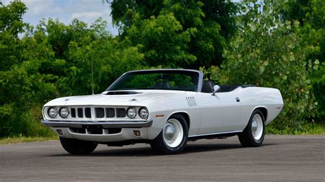 1971, Plymouth, Hemi, Cuda, Convertible, Cars, Muscle, White Wallpapers HD / Desktop and Mobile ...