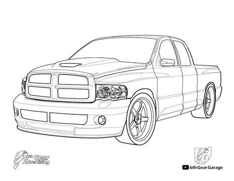 Dodge Ram Coloring Pages