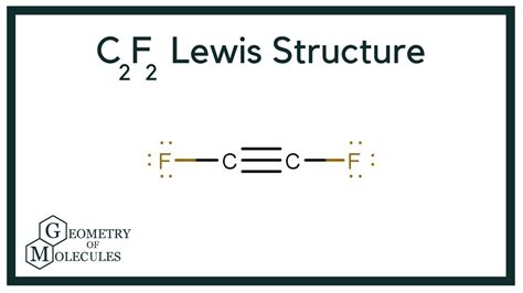 C2F2 Lewis Structure | How to Draw the Lewis Structure for C2F2 (Difluoro Ethyne) - YouTube