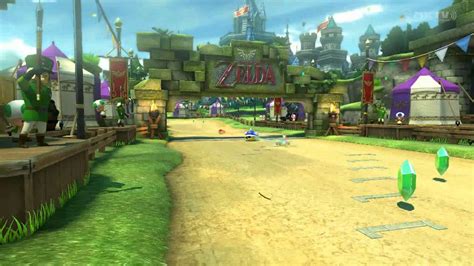 Wii U - Mario Kart 8 - Hyrule Circuit - YouTube