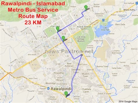 Pakistan Live News: Rawalpindi-Islamabad Metro Bus Service from Saddar to Secretariat