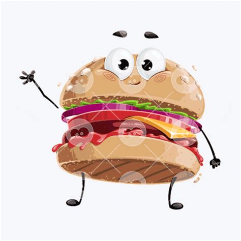 Animated Burger GIF - Cartoons.co