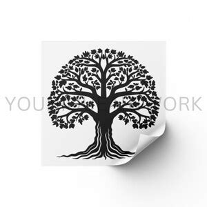 Oak Tree SVG Bundle, PNG, Oak Trees Clipart, Hand Drawn Tree Vector Graphic Illustration, SVG ...