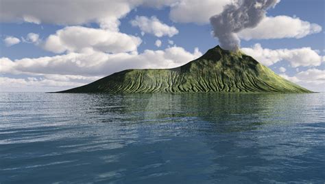 Caribbean Volcano by N0B0D1 on DeviantArt