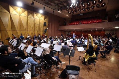 Mehr News Agency - Tehran Symphony Orchestra rehearsal