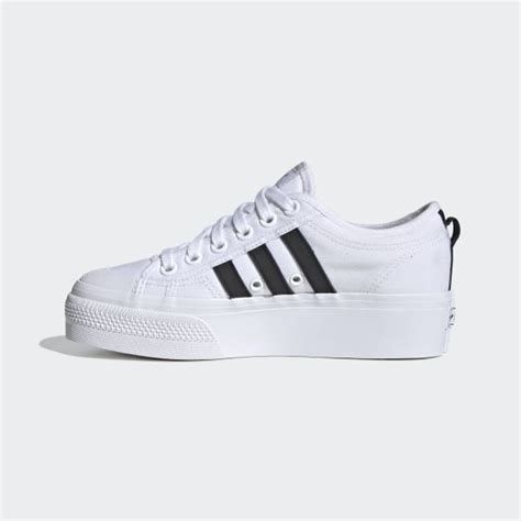 adidas Nizza Platform Shoes - White | adidas US