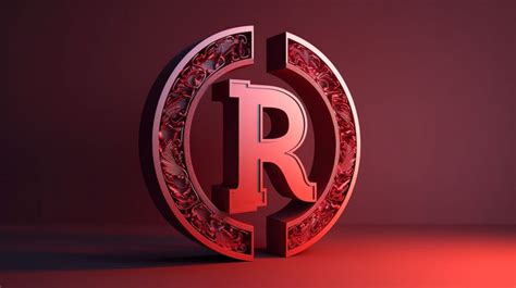 Currency Symbol 3d Rendered Illustration Of Red Indonesian Rupiah Backgrounds | JPG Free ...