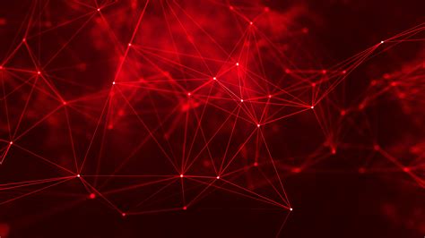 #geometry #cyberspace digital art #red #lines #abstract #5K #wallpaper ...