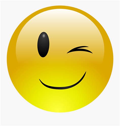 Wink Smiley Emoji Emoticon Clip Art - Winking Emoji , Free Transparent Clipart - ClipartKey