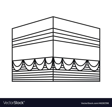 Mecca muslim culture Royalty Free Vector Image