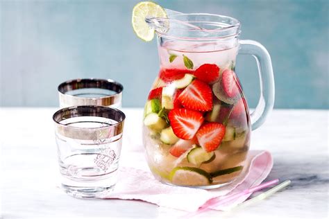 Cucumber Strawberry Detox Water Recipe — Eatwell101