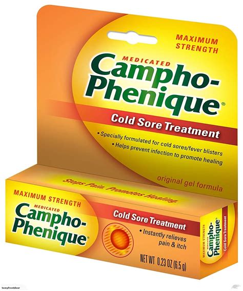 Campho-Phenique Maximum Strength Cold Sore Treatment Gel - 0.23 oz ...