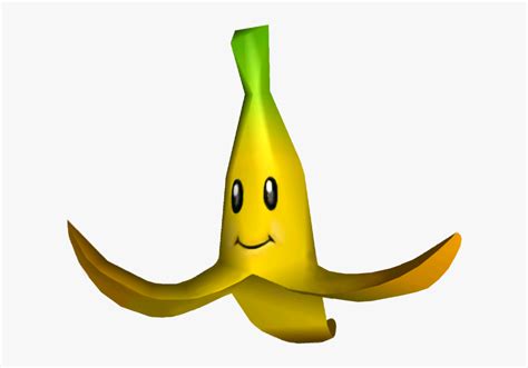 Transparent Banana Peel Png - Banana Mario Kart Ds , Free Transparent Clipart - ClipartKey