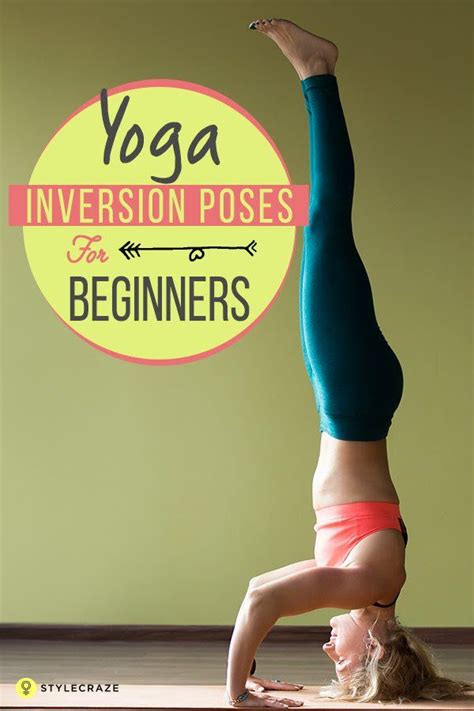 Top 5 Yoga Inversion Poses For Beginners | Yoga workout routine, Yoga ...